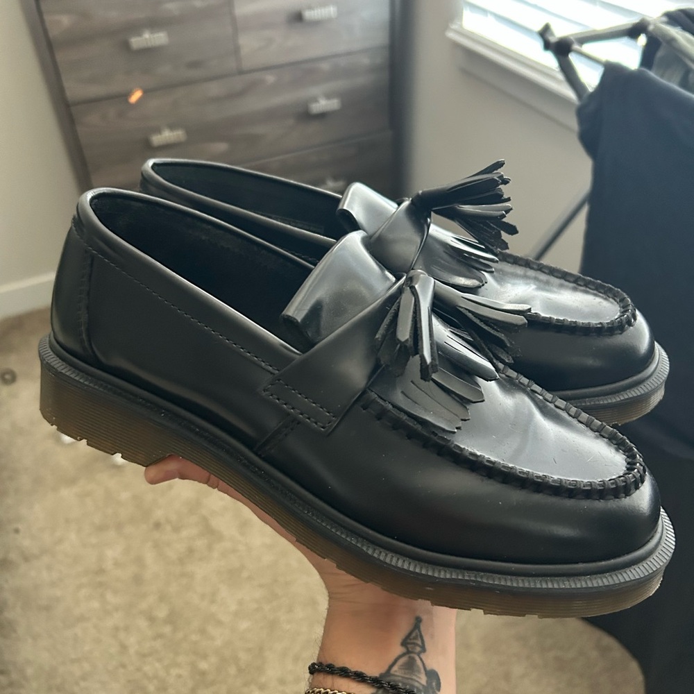 Classic Black Tassel Loafers